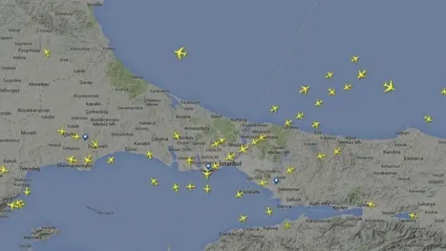 İstanbul'da trafik yoğun