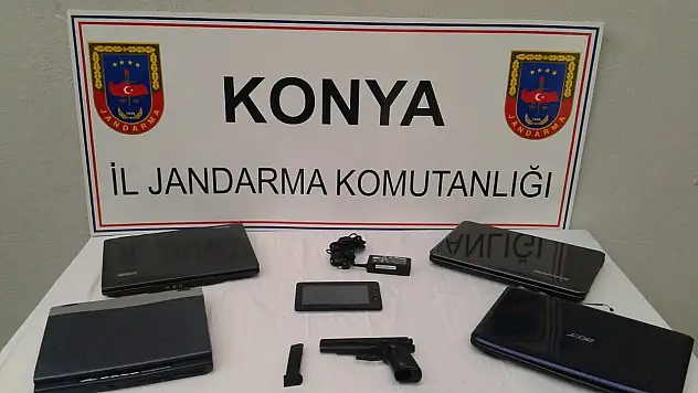 Konya'da ev hırsızları yakalandı