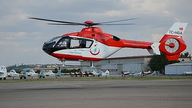 Ambulans helikopterlerle 18 bin hasta taşındı