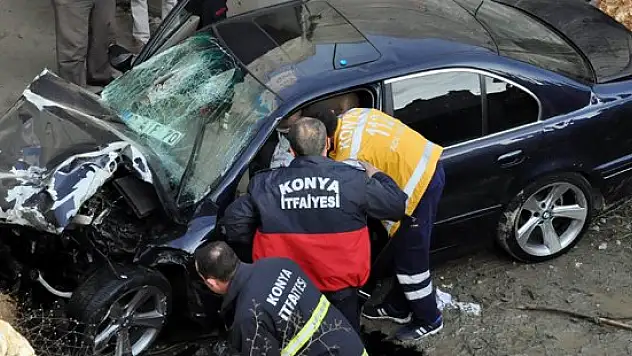 Konya'da trafik kazası: 4 yaralı