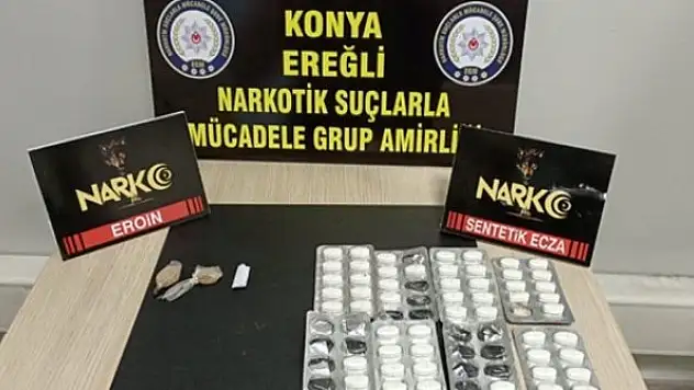 Konya'da uyuşturucu operasyonu