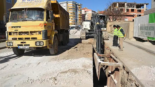 Ereğli'de alt yapı çalışmaları devam ediyor