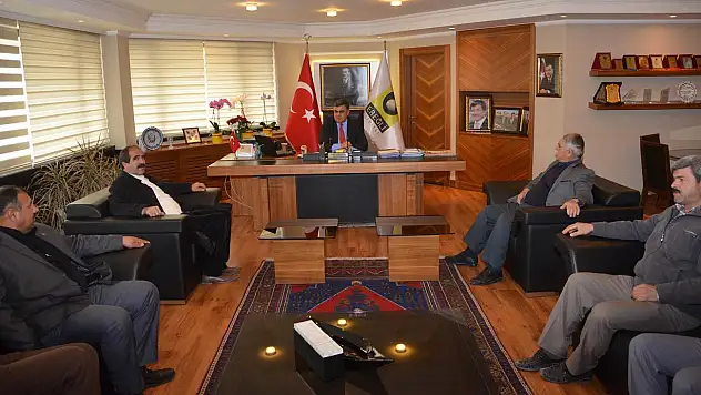 Ziraat odası başkanı adayı Çelik'ten Özgüven'e ziyaret