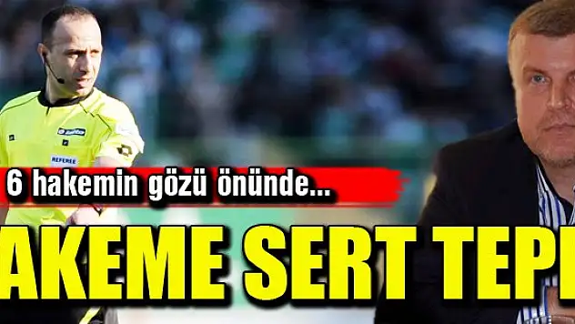 Torku Konyaspor'dan hakeme sert tepki