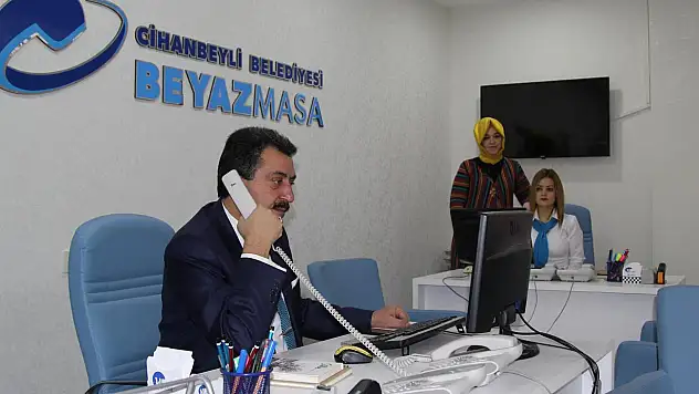 Cihanbeyli'de Beyaz Masa dönemi