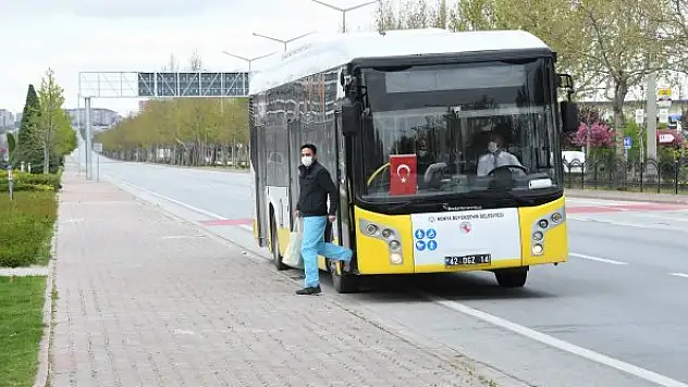 Büyükşehir sağlık çalışanlarının ulaşımını karşılamaya devam ediyor