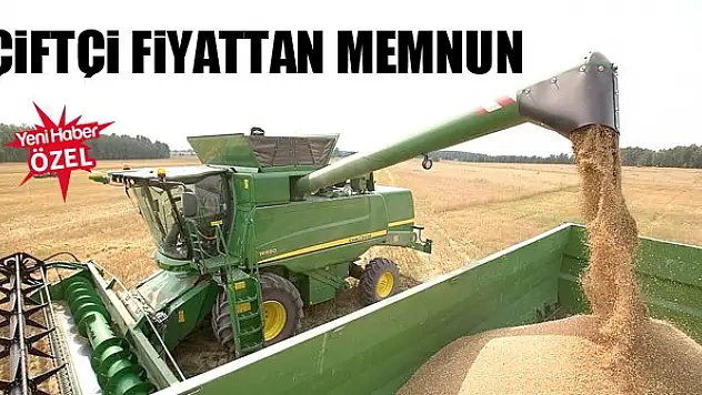 Çiftçi fiyattan memnun