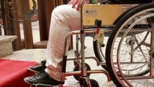 Bir engelde zabıtadan