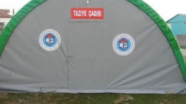 Dedeler mahallesine taziye çadırı