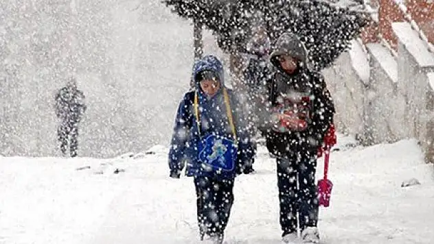 Konya'da eğitime kar engeli