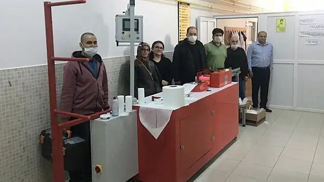 Seydişehir'de Meslek Lisesinde, günde 20 bin maske üretilecek
