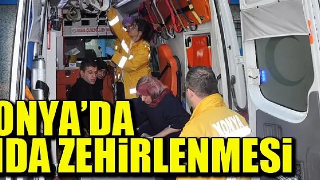 Konya'da gıda zehirlenmesi şüphesi