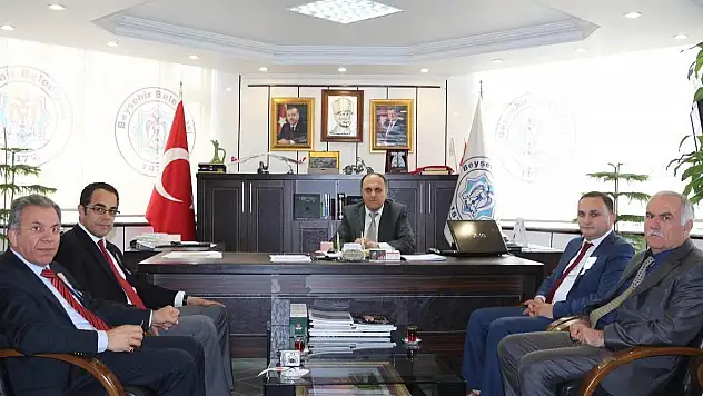 Beyşehir Vergi Dairesi Müdürü'nden Özaltun'a ziyaret