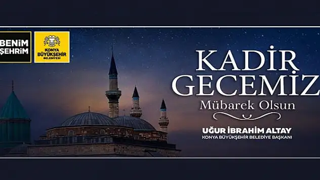 Altay: Kadir Gecemiz mübarek olsun