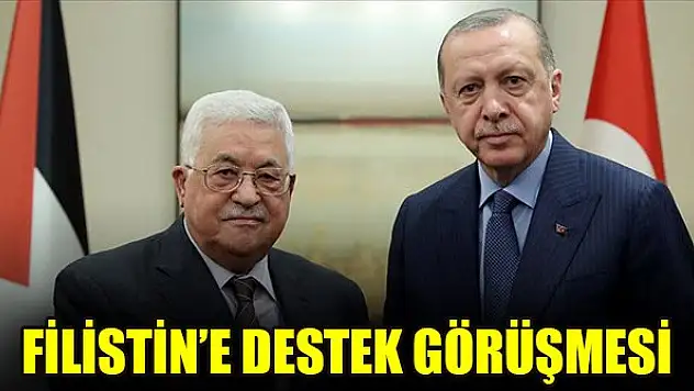 Cumhurbaşkanı Erdoğan, Filistin Devlet Başkanı Abbas ile görüştü