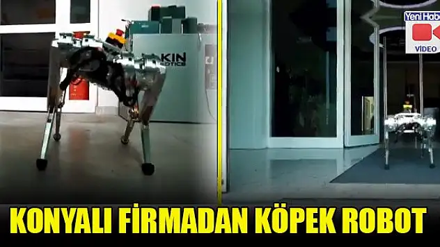 Konyalı firmadan köpek robot