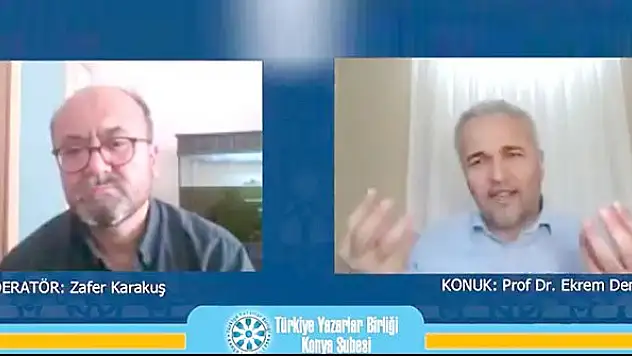 TYB Konya Şubesi'nde Muhiddin Arabi konuşuldu