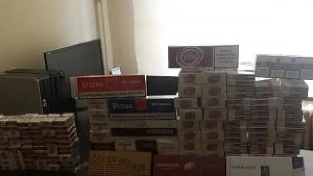 Konya'da kaçak sigara ele geçirildi
