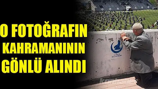 O fotoğrafın kahramanının gönlü alındı