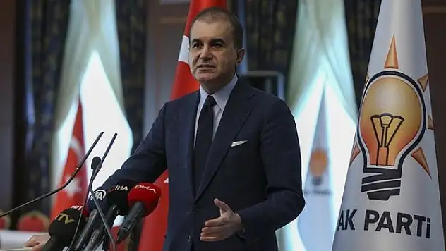 AK Parti Sözcüsü Çelik Güney Kıbrıs'ta camiye Bizans bayrağı asılmasını kınadı