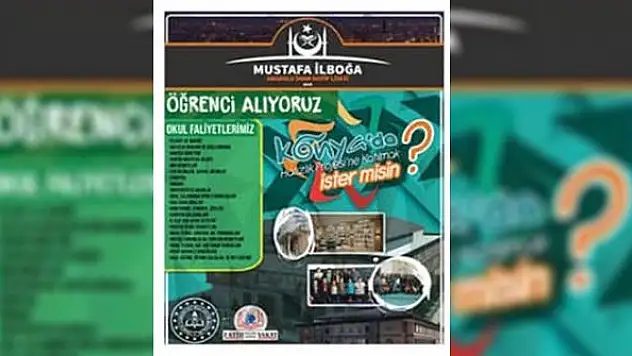 Mustafa İlboğa Anadolu İmam Hatip Lisesi öğrenci alıyor