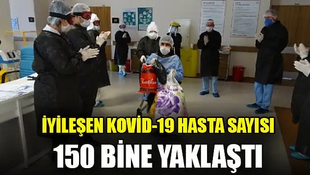 Türkiye'de iyileşen Kovid-19 hasta sayısı 150 bine yaklaştı