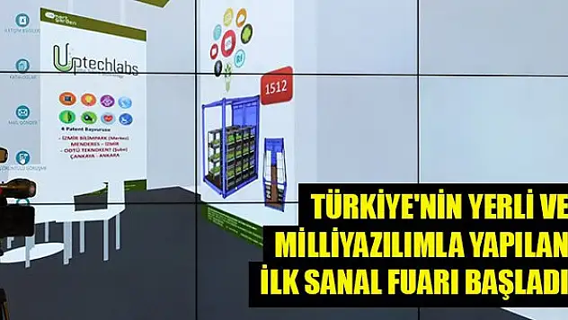 Türkiye'nin yerli-milli yazılımla yapılan ilk sanal fuarı başladı