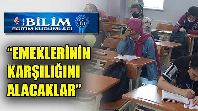Salar: 'Emeklerinin karşılığını alacaklar'