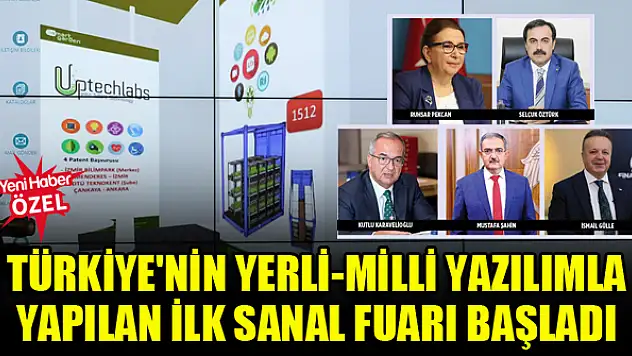 Türkiye'nin yerli-milli yazılımla yapılan ilk sanal fuarı başladı