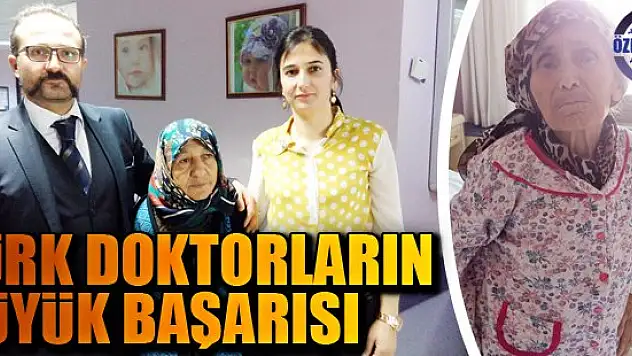 Türk doktorların büyük başarısı