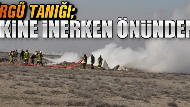 Görgü tanığı iki roketle birlikte yere çakıldı