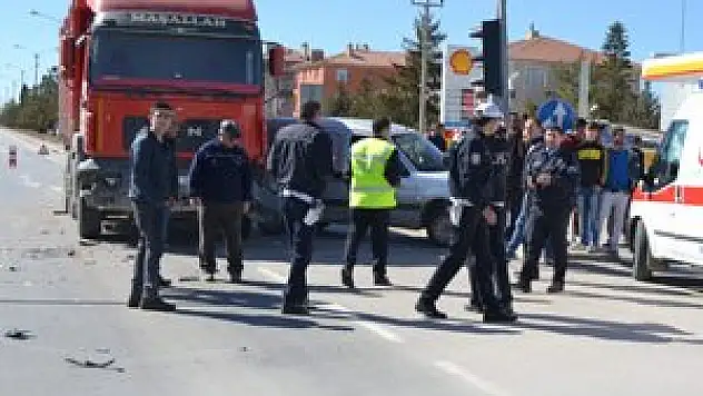 Kulu'da trafik kazası: 1 yaralı