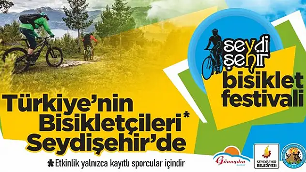 Seydişehir'de bisiklet festivali başlıyor