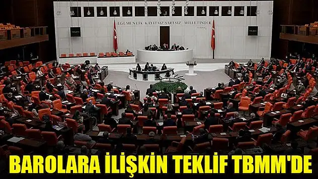 Çoklu baro düzenlemesi Meclis'e sunuldu