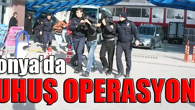 Konya'daki fuhuş operasyonu