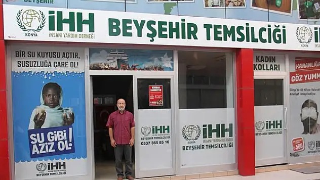 İHH Beyşehir Temsilciliği yeni yerinde hizmet vermeye başladı