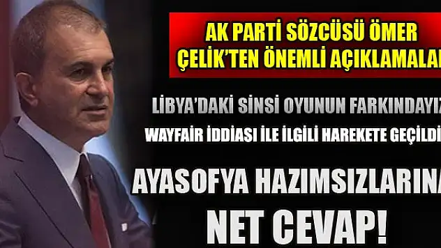 Çelik: Fransa Cumhurbaşkanı toplu mezarların üstünü örtemez