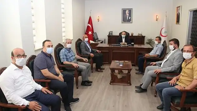 AK Parti İl Başkanı Angı'dan 'Hayırlı olsun' ziyareti