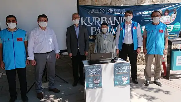 Beyşehir'de vekalet yoluyla kurban bağışı alımı sürüyor