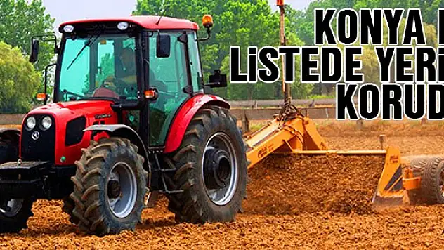 Konya bu listede yerini korudu...