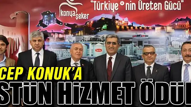 Recep Konuk'a üstün hizmet ödülü