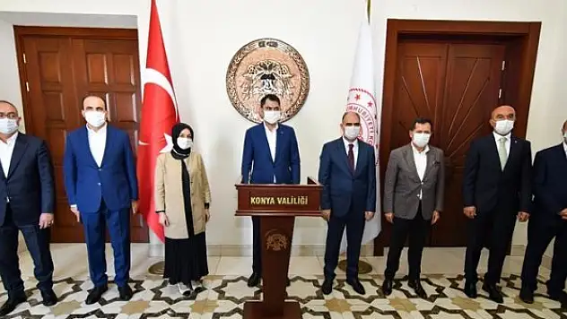 Bakan Kurum Vali Özkan'ı ziyaret etti