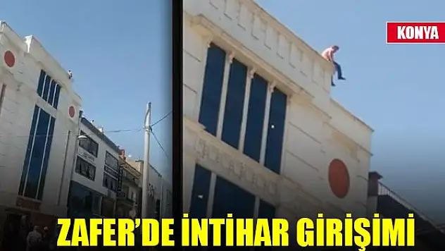 Konya'da intihar girişimi