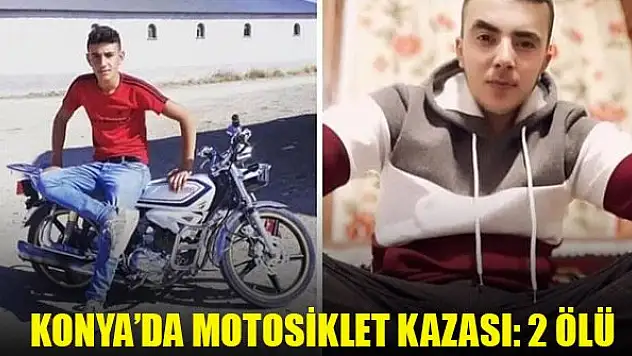 Altınekin'de motosiklet kazası: 2 ölü