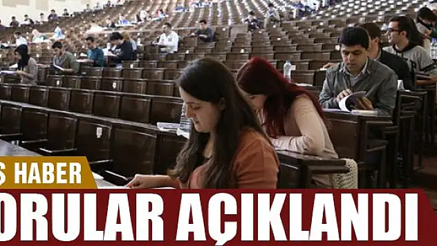 İşte YGS sınav soruları