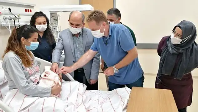 Konya Şehir Hastanesi'nde ilk bebek dünyaya geldi