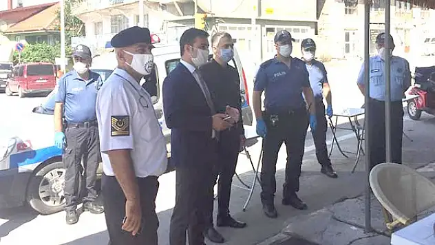 Derebucak'ta Covid-19 denetimi yapıldı