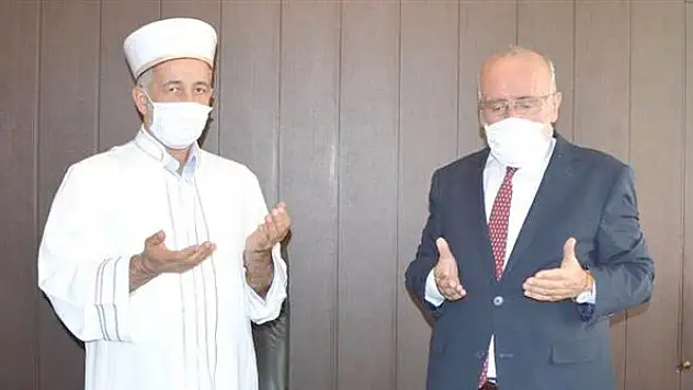 Poçanoğlu'ndan Meram İlçe Müftüsü Koçak'a hayırlı olsun ziyareti