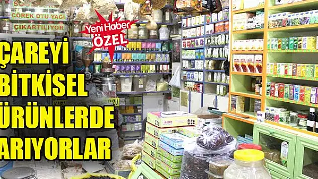 Çareyi bitkisel ürünlerde arıyorlar