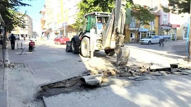 Hüyük'te asfalt çalışmaları hız kazandı